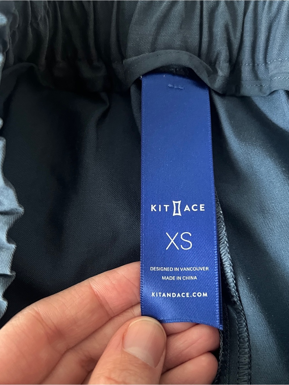 Kit and Ace Blue Grey Shorts - Picture 2 of 5
